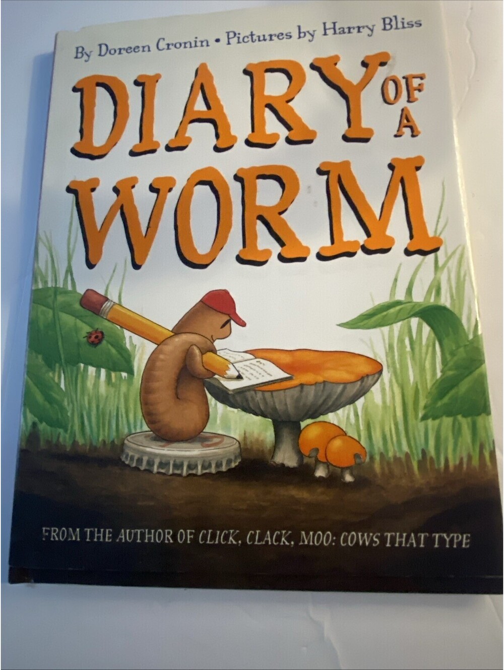 Diary of a Worm Doreen Cronin pb First Edition